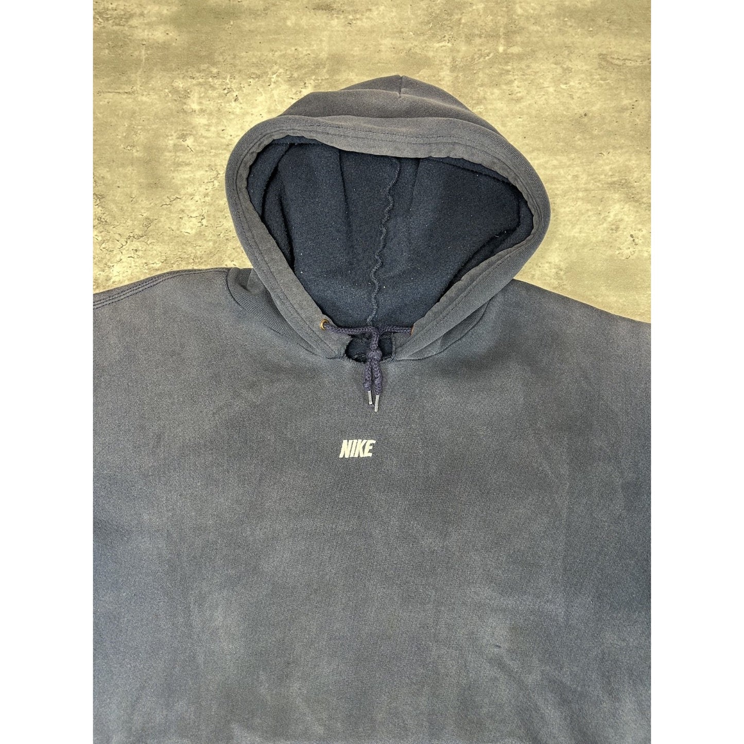 Vintage 2000s Nike Middle Spellout Pullover Hooded Sweatshirt Size 2XL