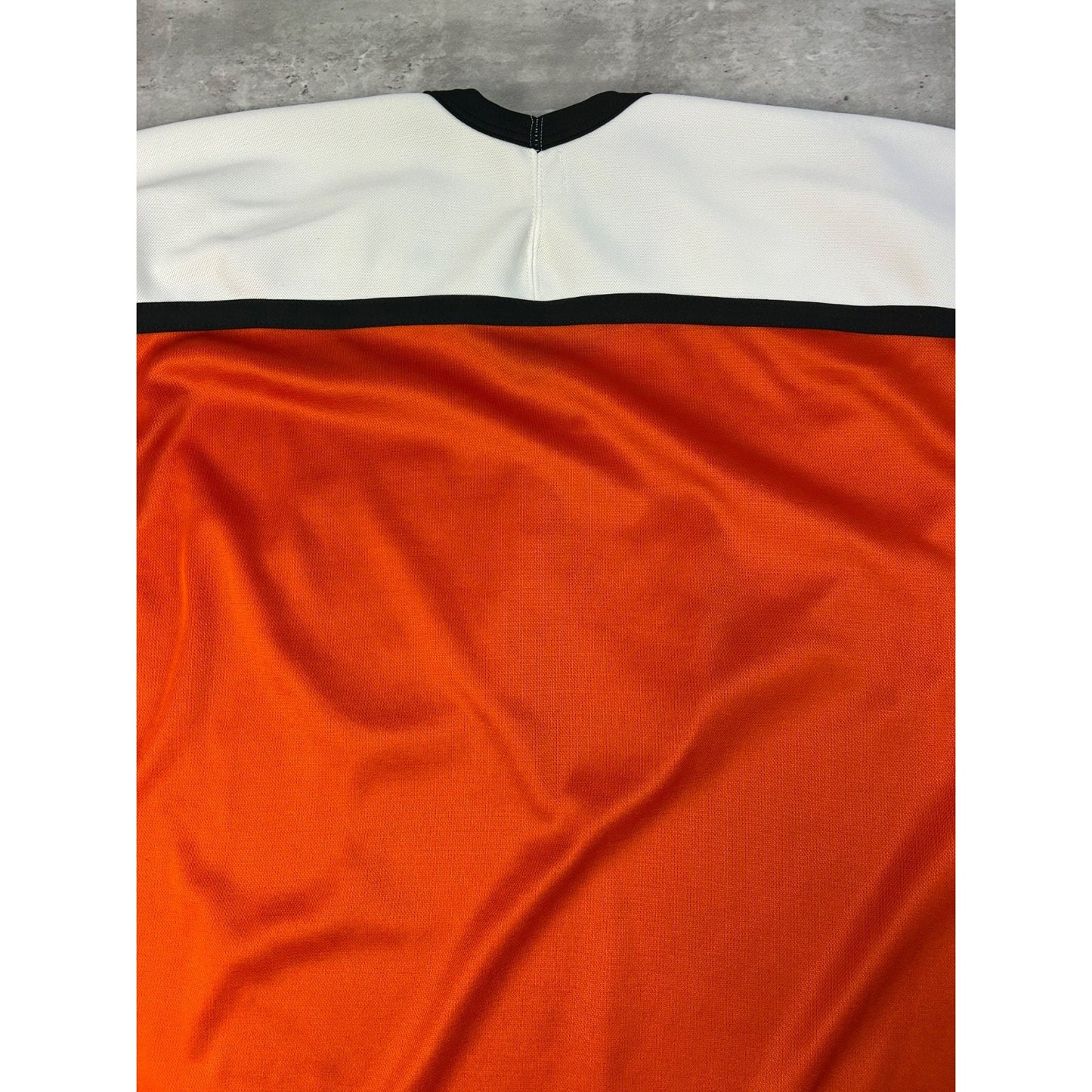 Vintage 90s Philadelphia Flyers NHL Stitched CCM Maska Hockey Jersey Size XL