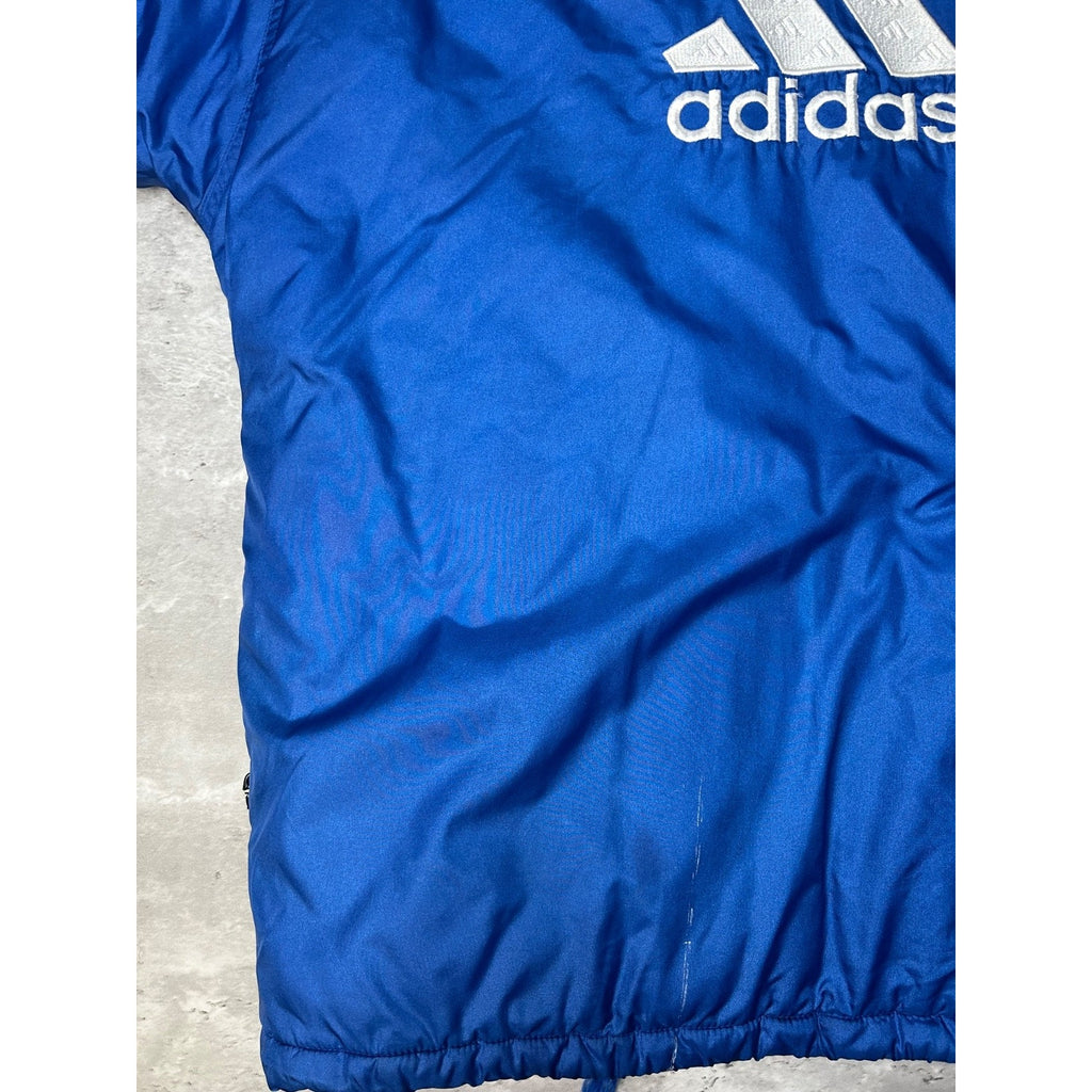 Vintage 90s Adidas Embroidered Logo Insulated Full Zip Jacket Size XL