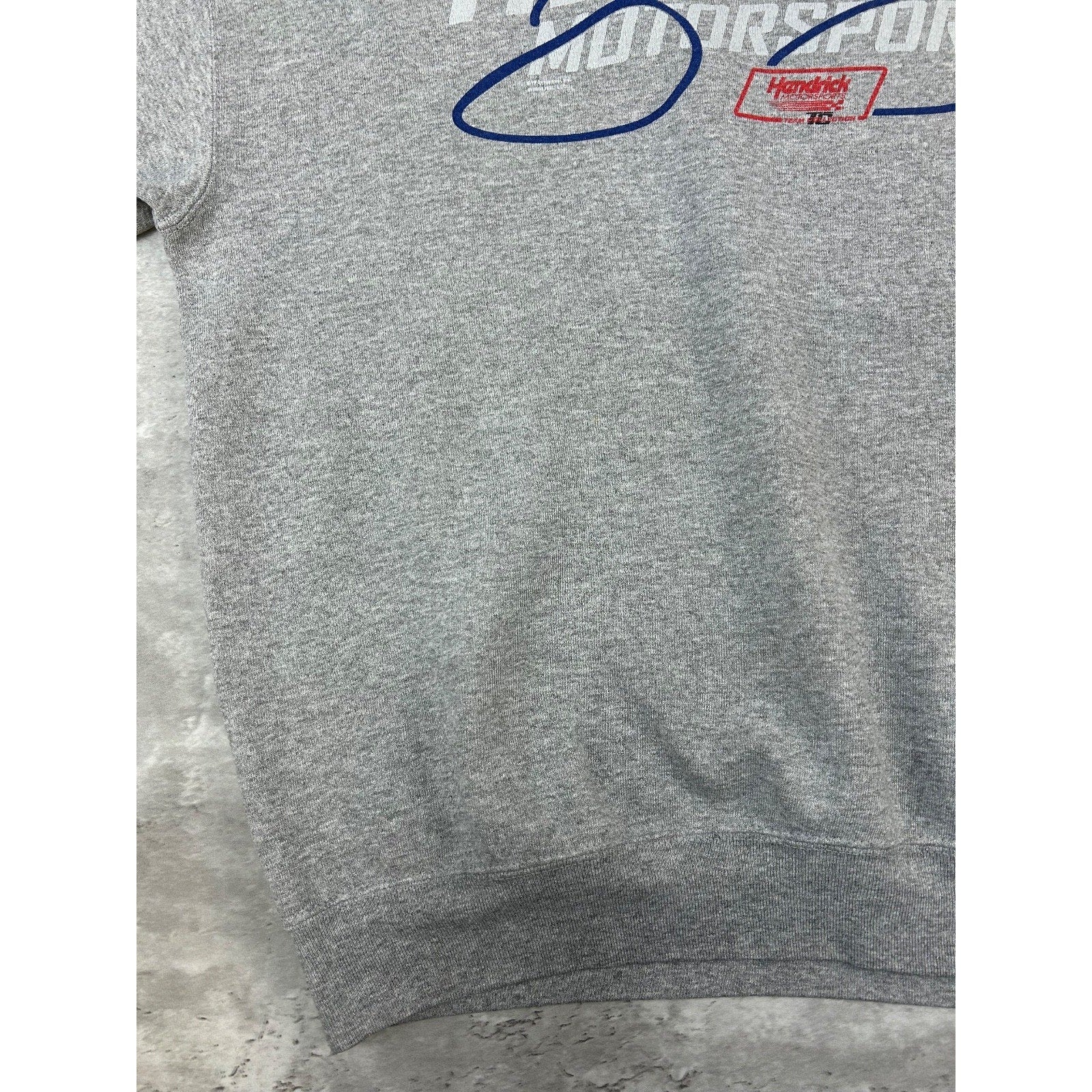 Vintage Jimmie Johnson #48 Nascar Racing Spellout Graphic Sweatshirt Size XL