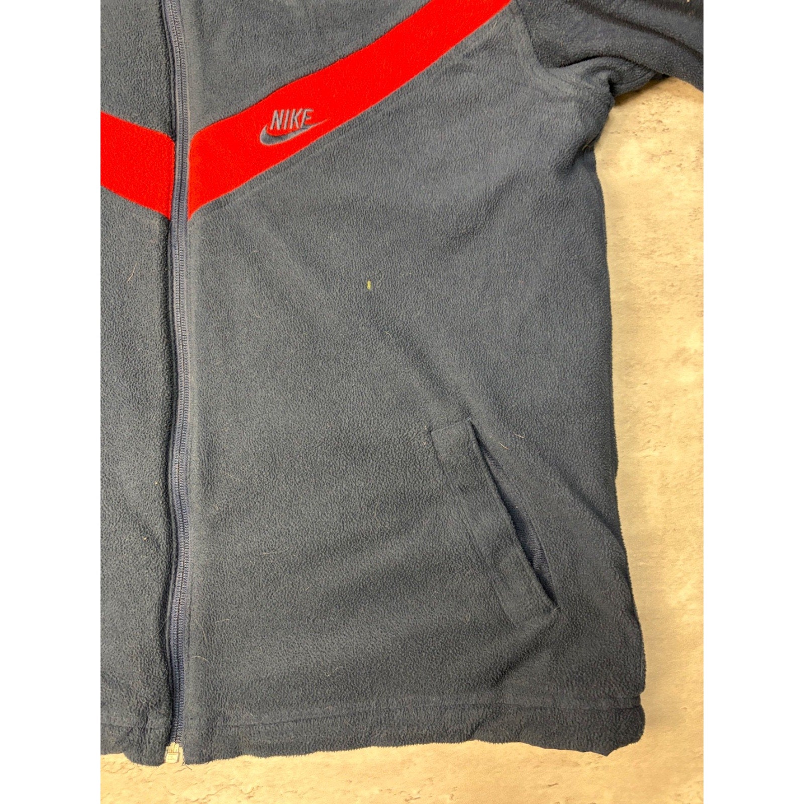 Vintage Nike Embroidered Spellout Full Zip Reversible Jacket Size XL YOUTH