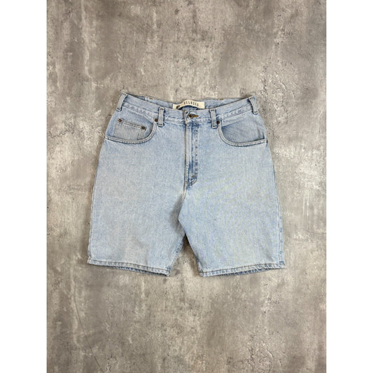 Vintage Arizona Jeans Light Wash Denim Shorts Size 32 Blue