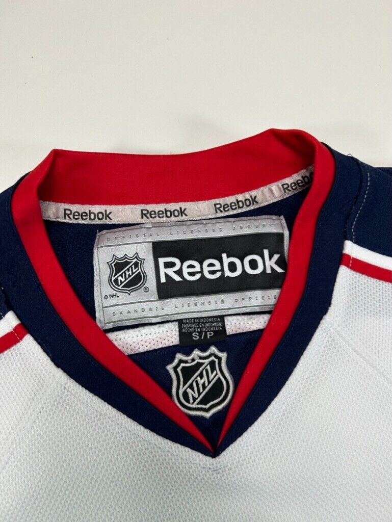 Columbus Blue Jackets NHL Stitched Reebok Hockey Jersey Size Small White