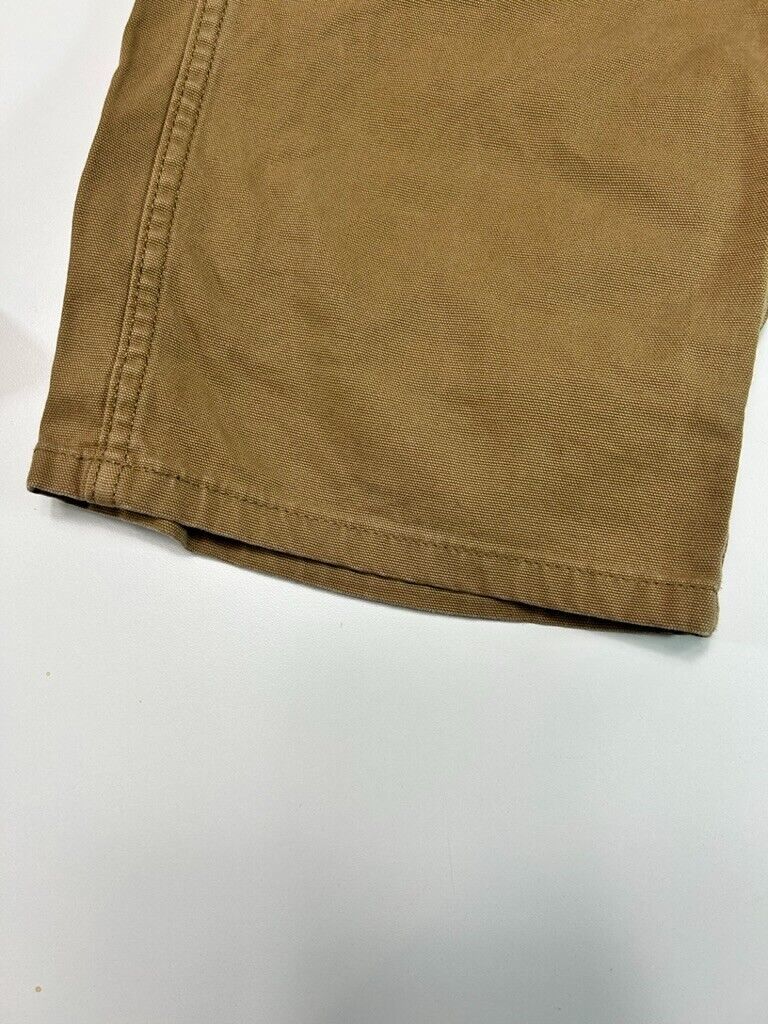 Carhartt Loose Fit Canvas Work Wear Carpenter Pants Size 40W Beige