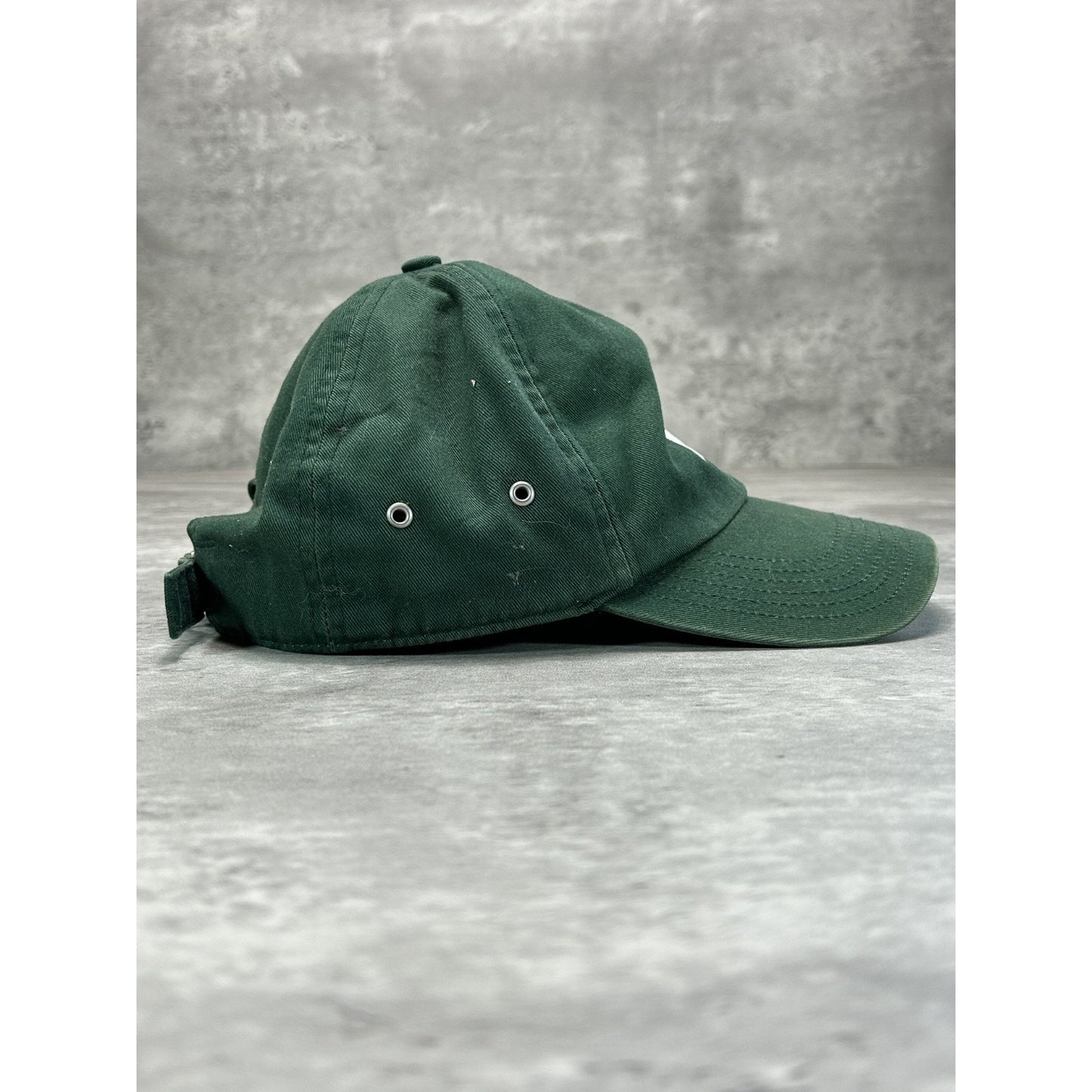 Vintage Michigan State Spartans NCAA Embroidered Logo Strapback Hat OSFA Green