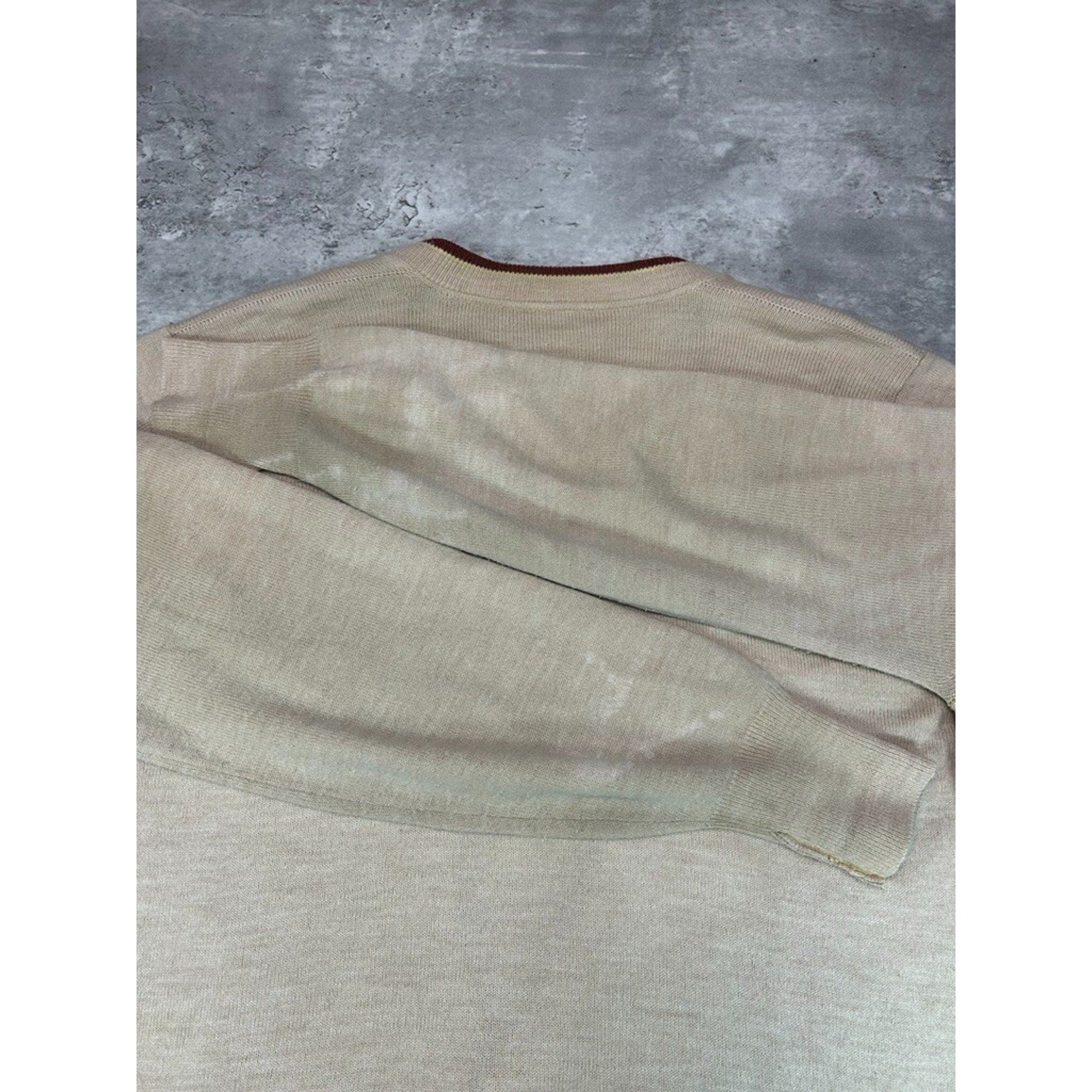 Vintage 1990s/1980s Earth Tones Button Down Knit Cardigan Sweater Size large