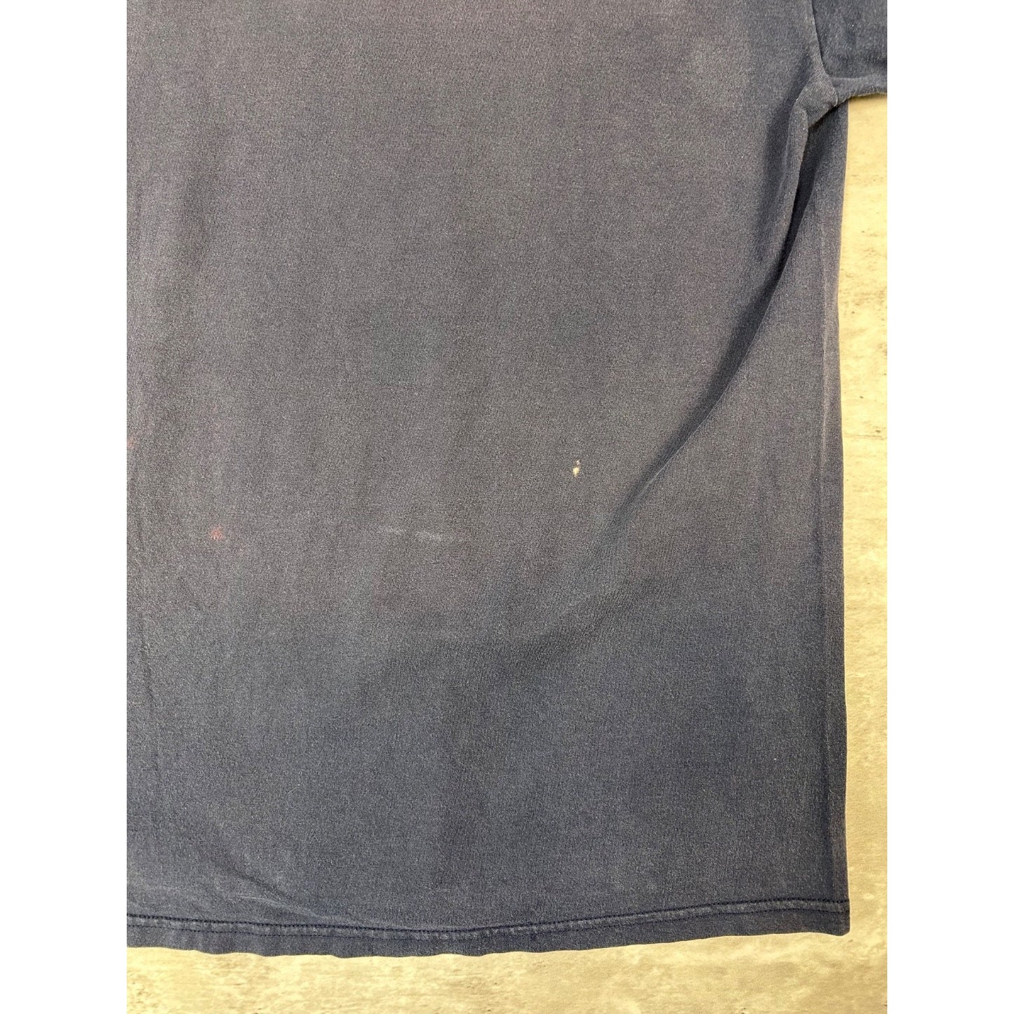 Vintage Nike Mini Swoosh Sleeve Graphic Pocket T-Shirt Size 2XL Blue