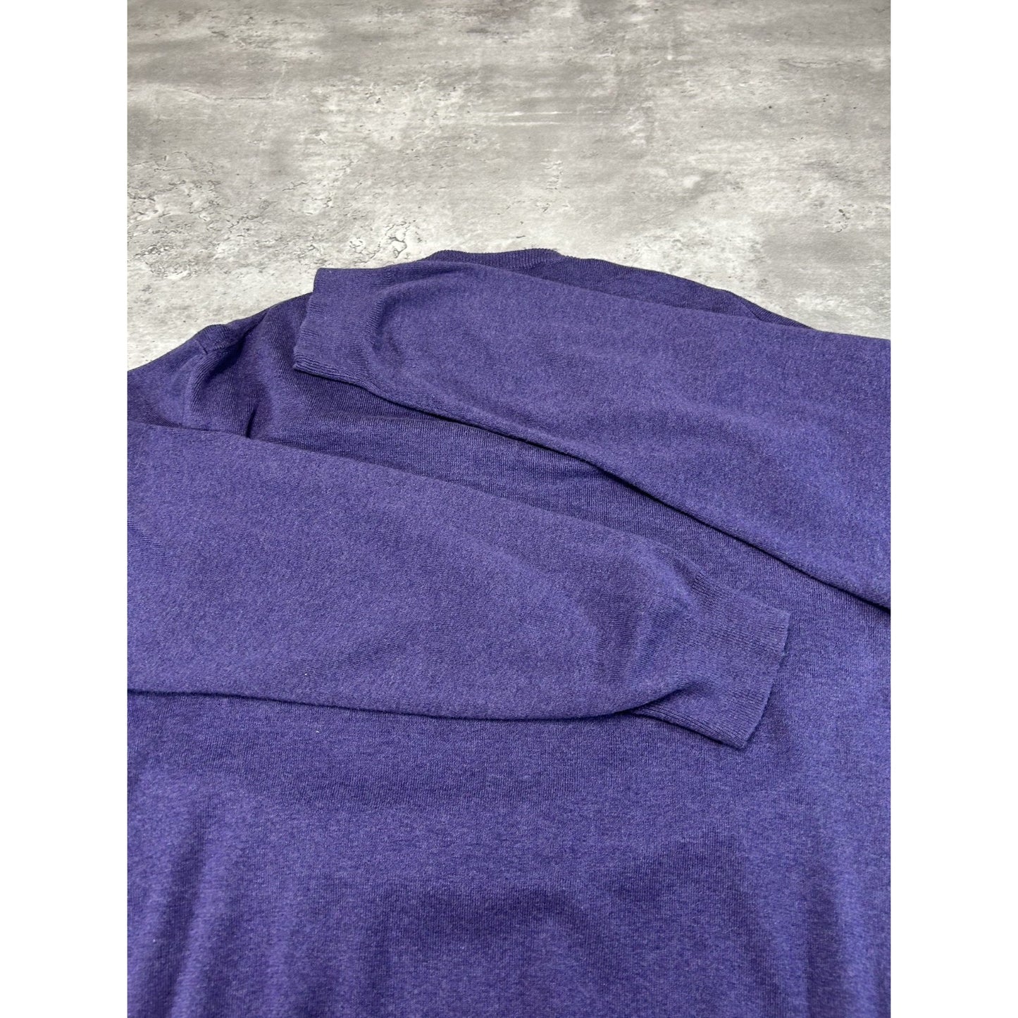 Vintage 90s Polo Ralph Lauren Embroidered Pony V-Neck Knit Sweater Size XL