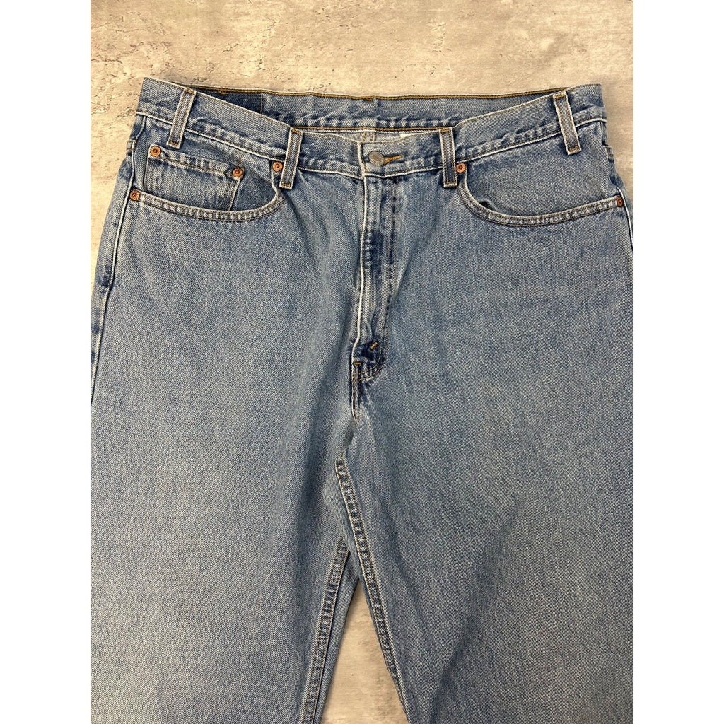 Vintage 90s Levis 550 Red Tab Light Wash Denim Pants Size 36