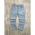 Vintage 90s Levis 505 Red Tab Straight Fit Light Wash Denim Pants Size 35