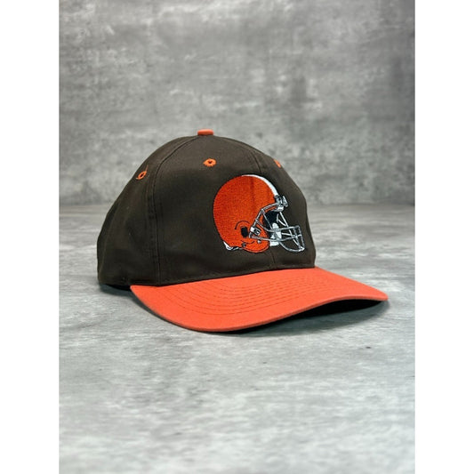 Vintage 90s Cleveland Browns NFL Embroidered Logo Football Snapback Hat OSFA