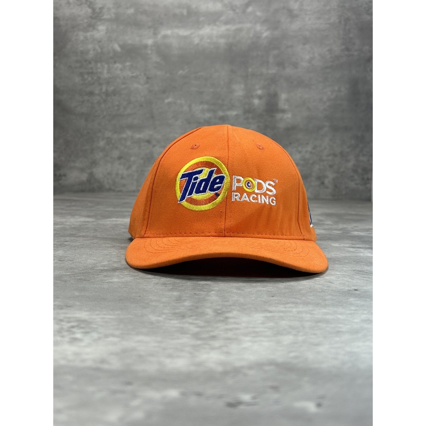 Vintage Tide Racing Embroidered Spellout Nascar Strapback Hat OSFA