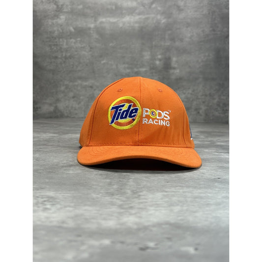 Vintage Tide Racing Embroidered Spellout Nascar Strapback Hat OSFA
