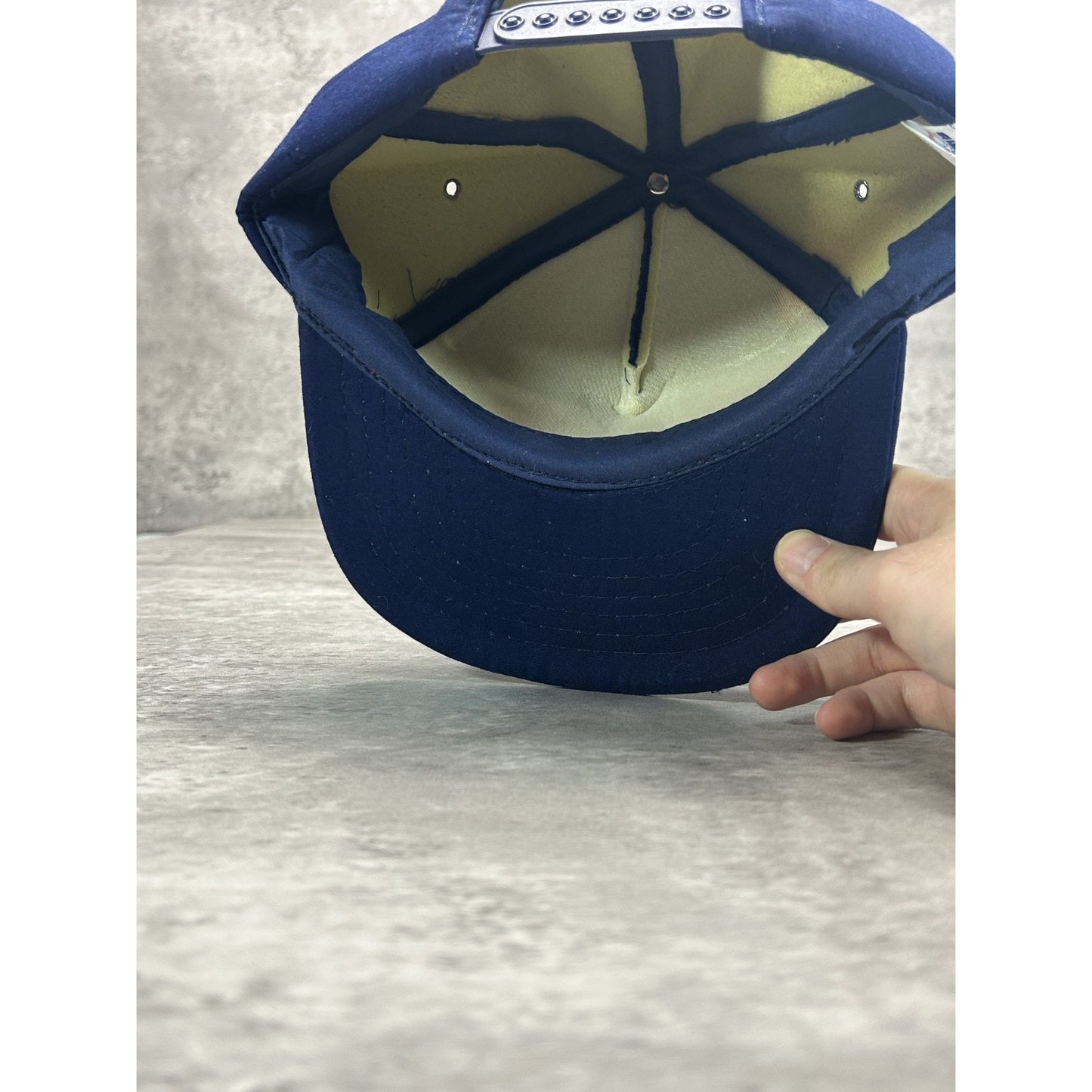 Vintage 80s/90s Ultramar Graphic Spellout Logo Foam Snapback Hat OSFA