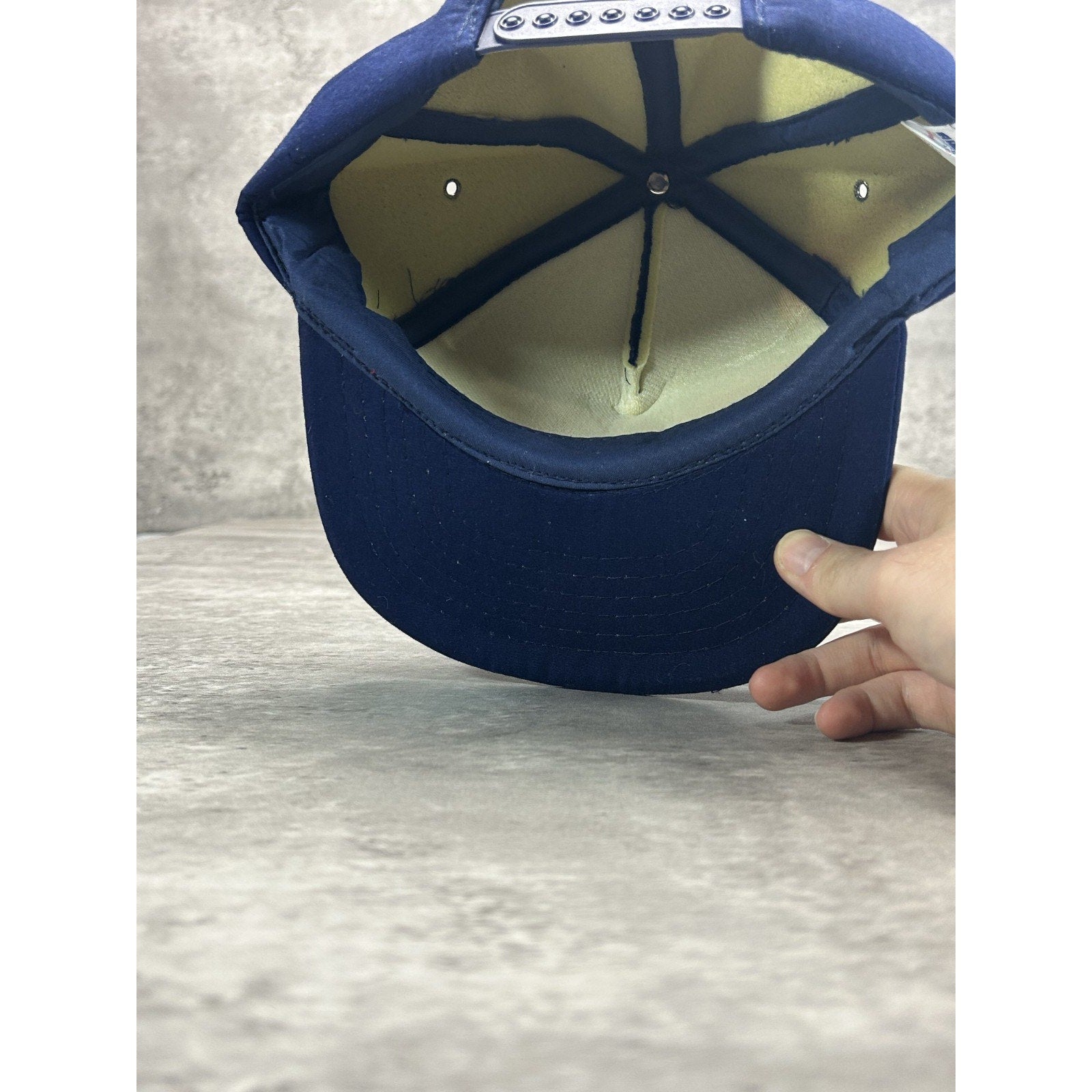 Vintage 80s/90s Ultramar Graphic Spellout Logo Foam Snapback Hat OSFA