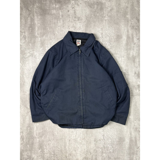 Vintage Big Bill Quilted Lined Lightweight Workwear Jacket Size 2XL Blue