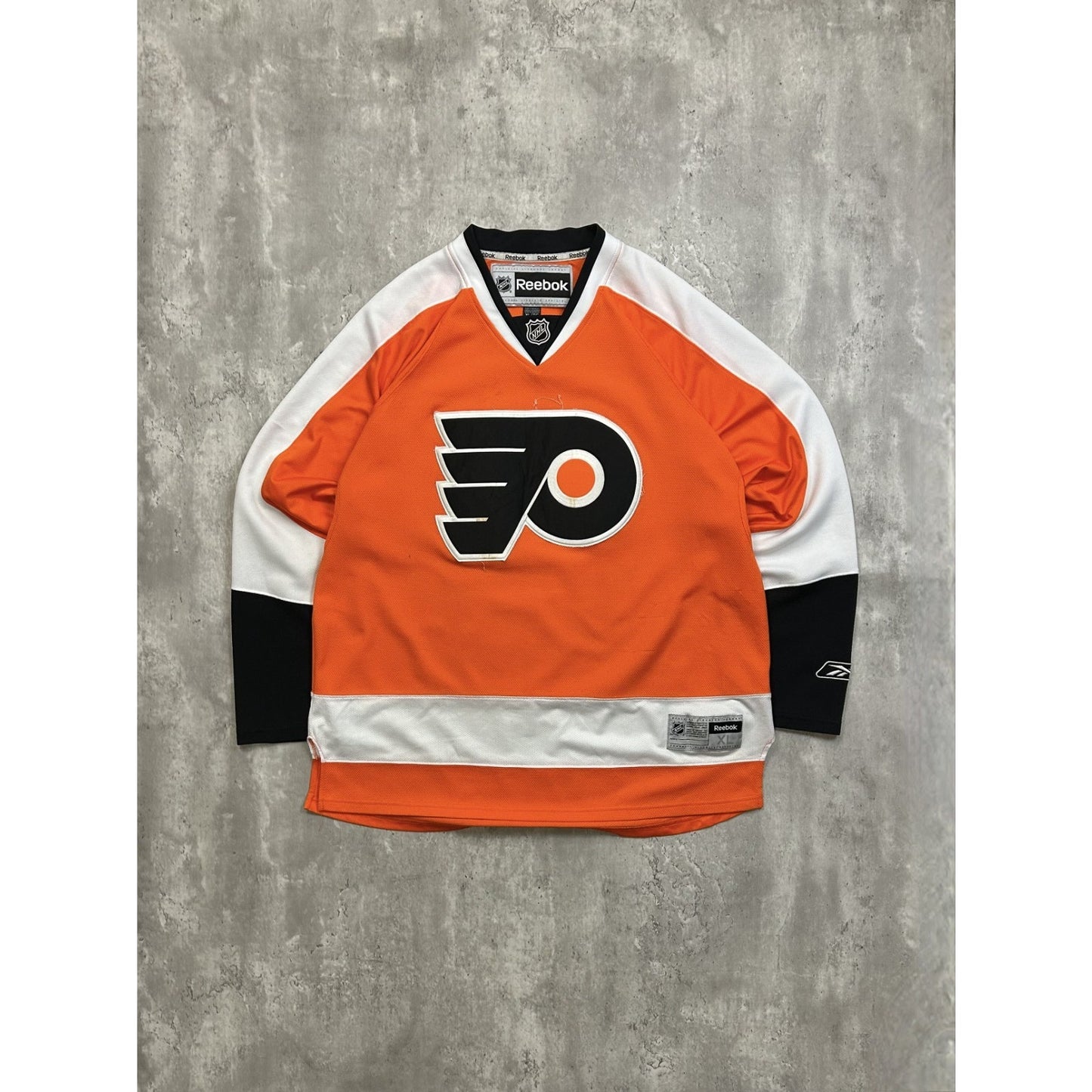 Vintage Philadelphia Flyers NHL Stitched Reebok Hockey Jersey Size XL