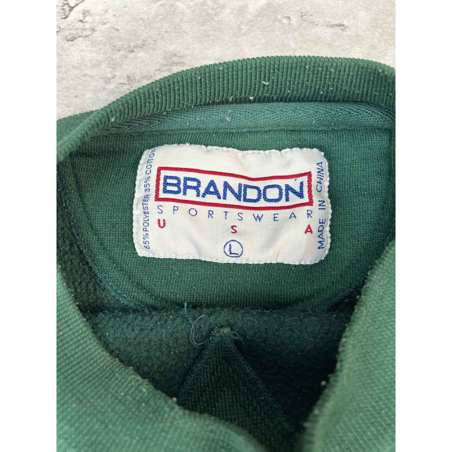 Vintage 90s Phoenix Coyotes NHL Embroidered Spellout Hockey Sweatshirt Sz Large