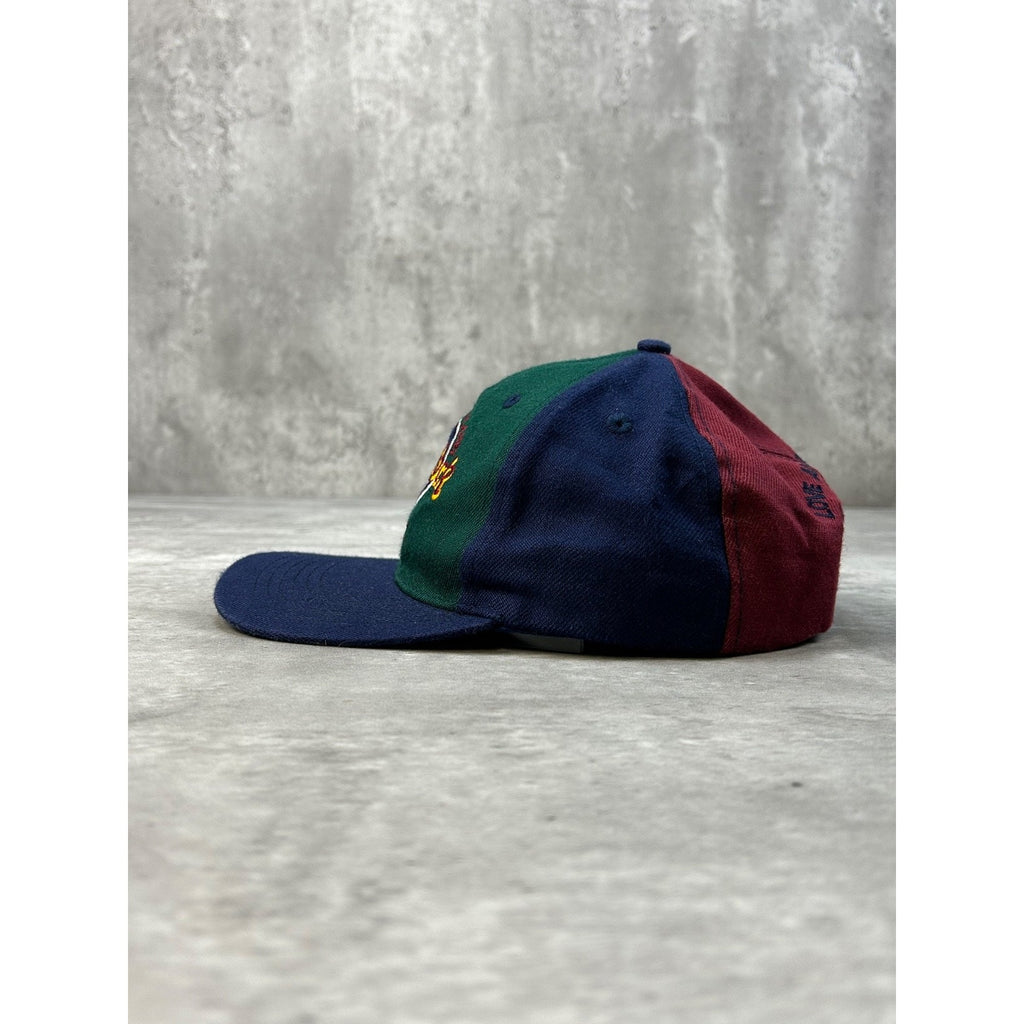 Vintage 90s Hard Rock Cafe Miami Embroidered Destination Snapback Hat OSFA