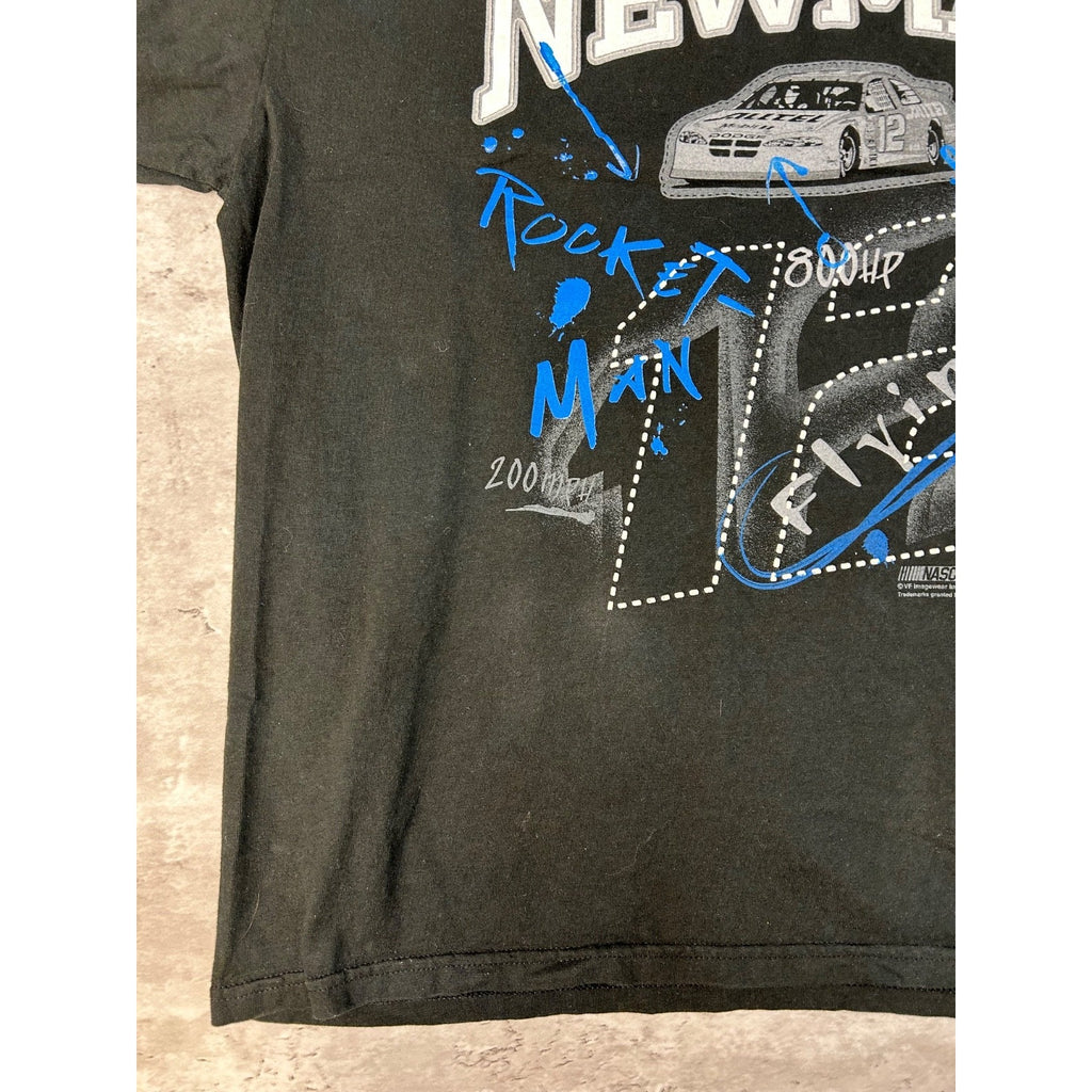 Vintage Ryan Newman #12 Alltel Racing Nascar Graphic T-Shirt Size XL