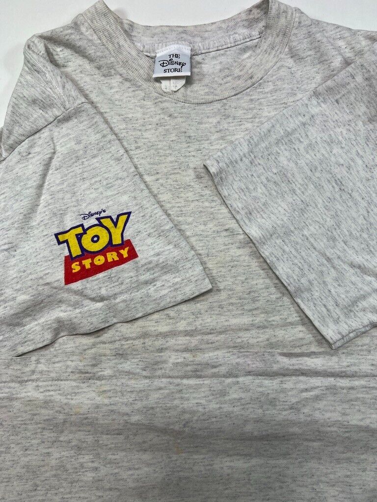 Vintage 90s Disney Toy Story Buzz Lightyear Character Graphic T-Shirt Sz Medium