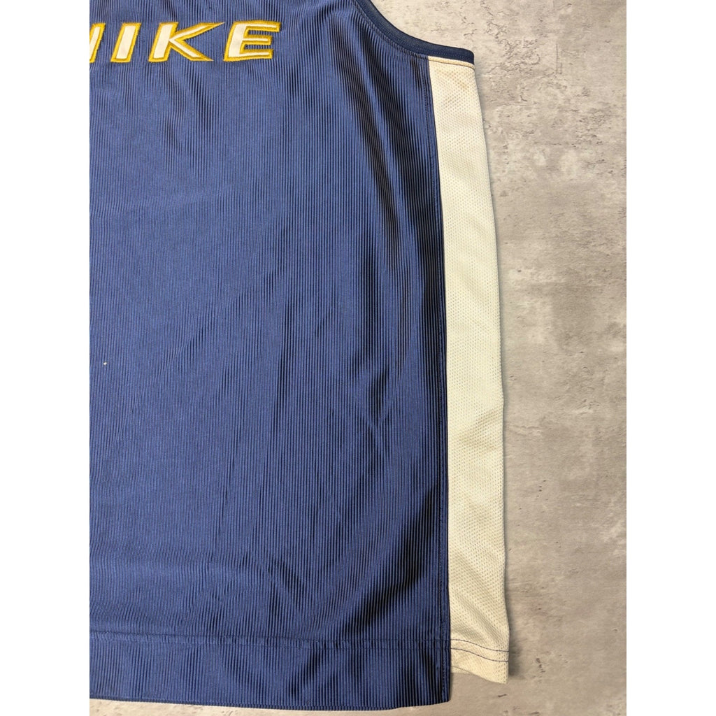 Vintage Y2K Nike Embroidered Spellout Basketball Jersey Size XL