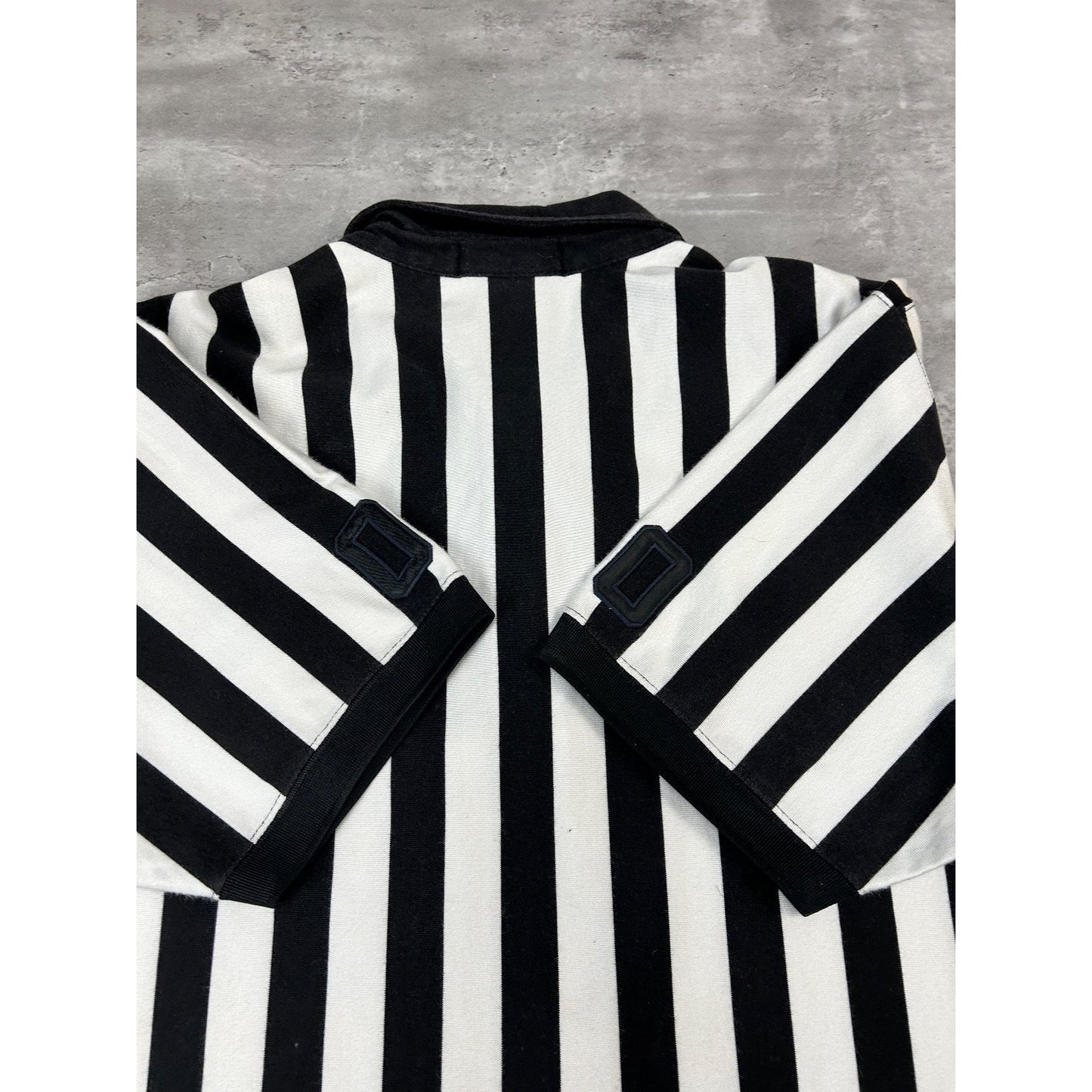 Vintage 90s Polo Sport Embroidered Crest Striped 1/4 Zip Button Up Shirt Sz 2XL