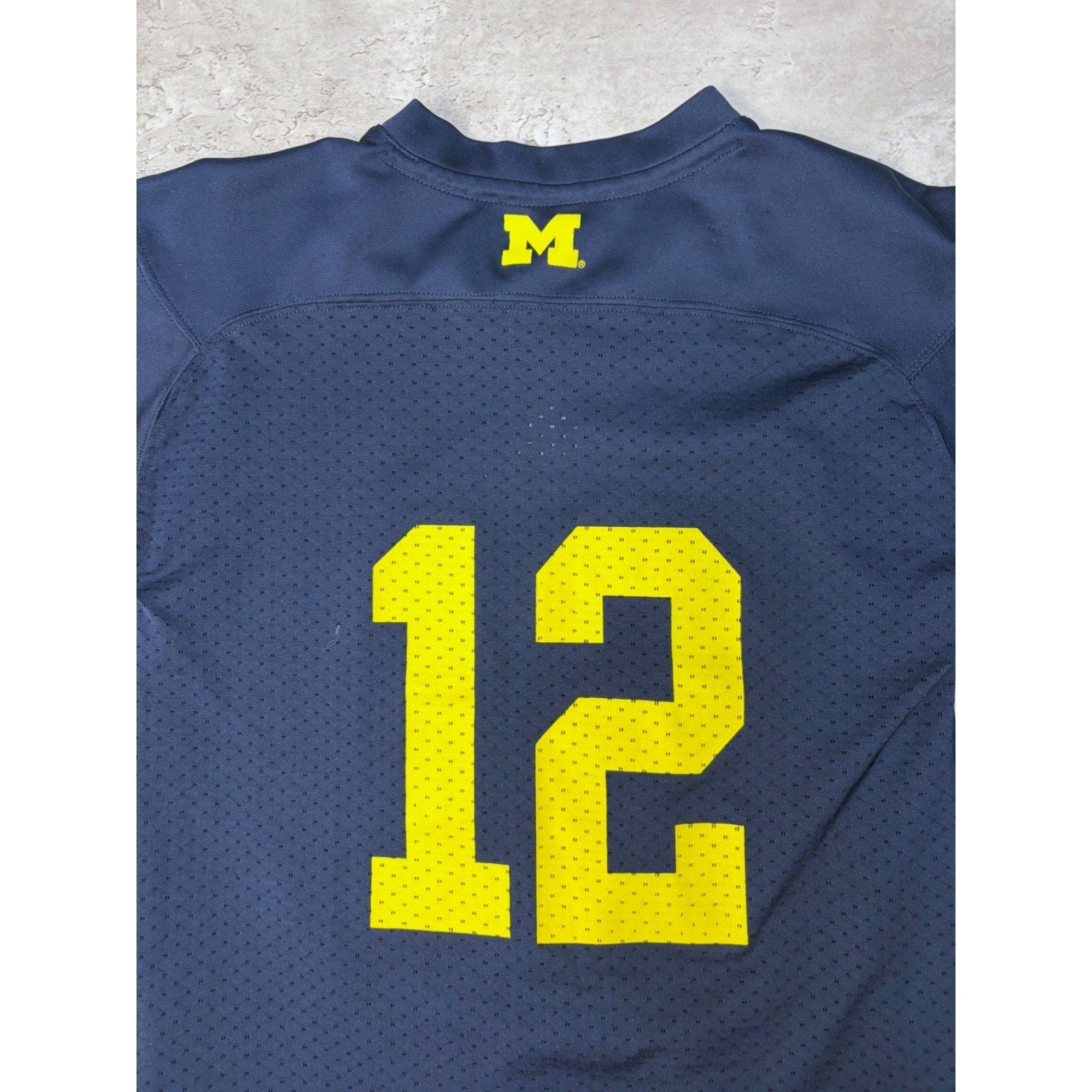 Vintage Michigan Wolverines #12 NCAA Adidas Football Jersey Size Medium YOUTH