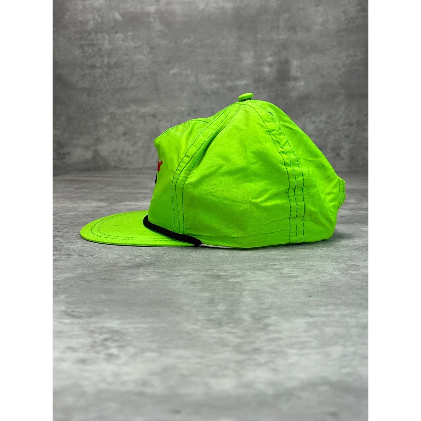 Vintage 80s Chevrolet The Heartbeat Of America Embroidered Snapback Hat OSFA