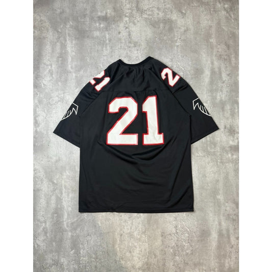 Vintage 90s Deion Sanders #21 Atlanta Falcons NFL Champions Jersey Size XL