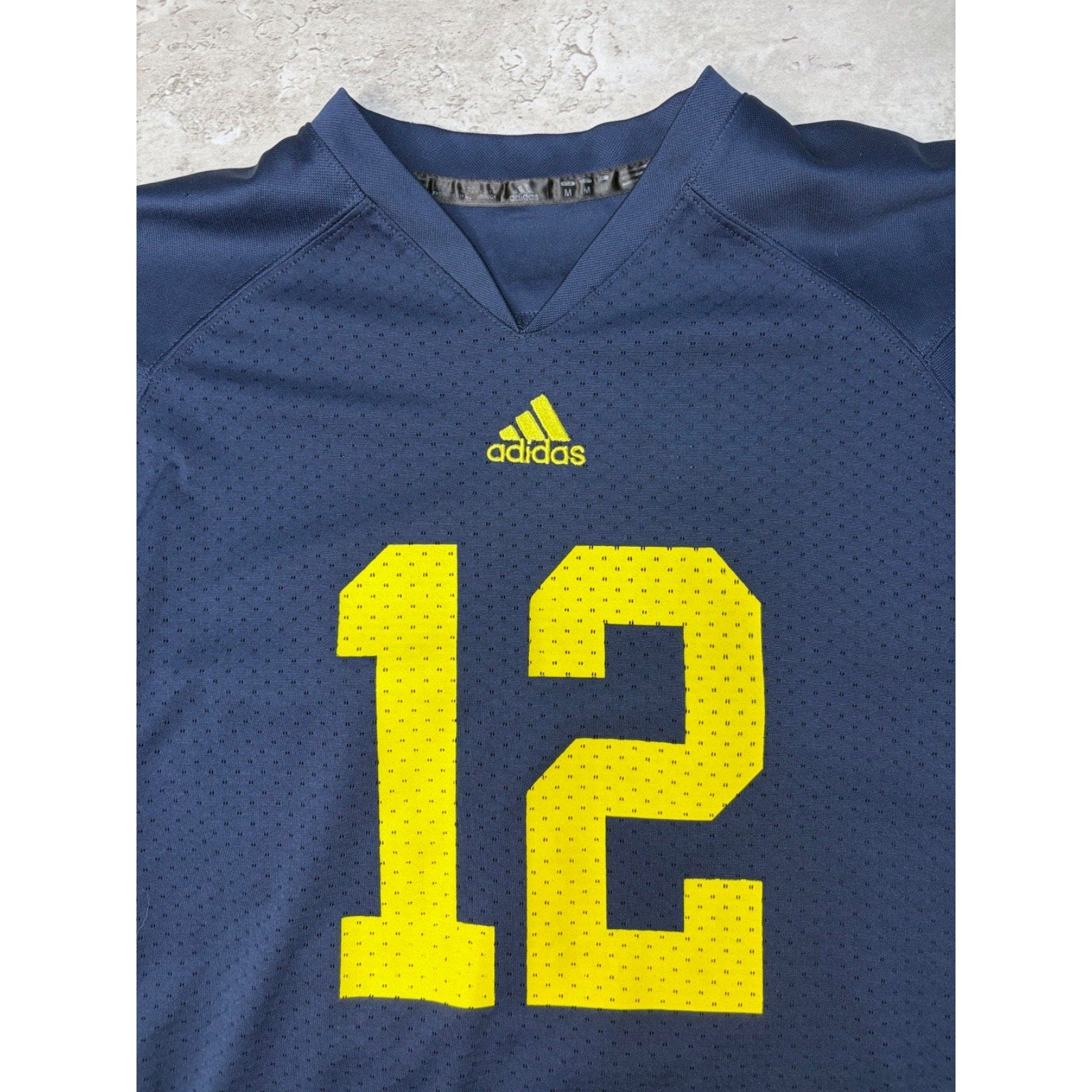 Vintage Michigan Wolverines #12 NCAA Adidas Football Jersey Size Medium YOUTH