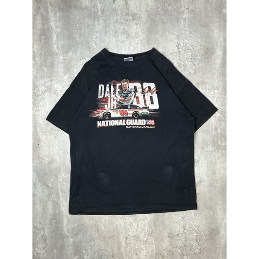 Dale Earnhardt Jr #88 Nascar National Guard Spell Out T-Shirt Size XL Black