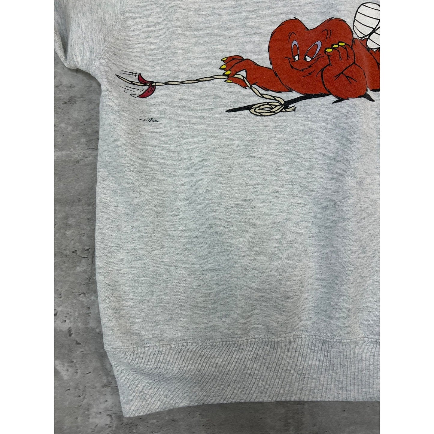 Vintage 90s Looney Tunes Cartoon Characters Tv Show Promo Sweatshirt Size Large