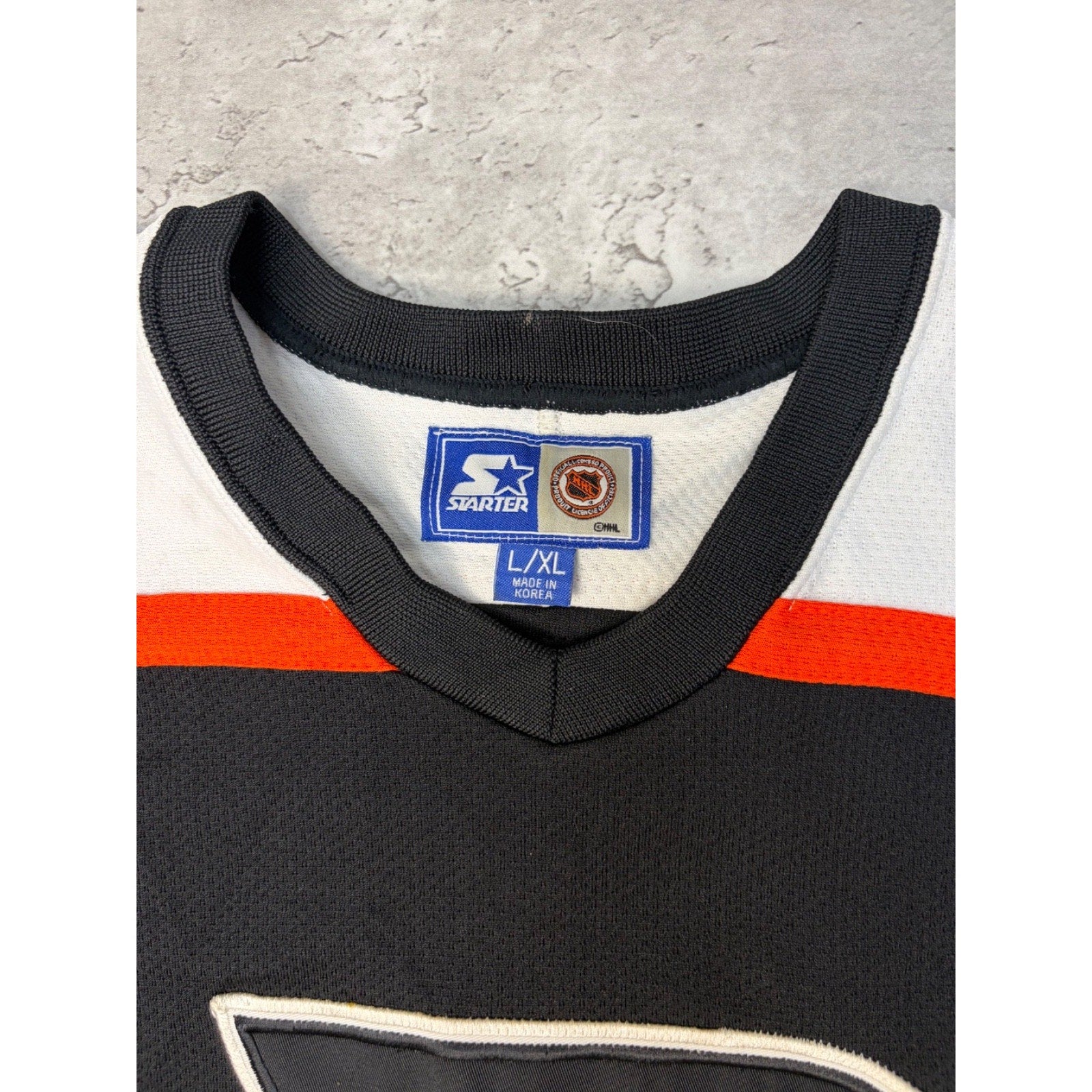Vintage Philadelphia Flyers NHL Stitched Starter Hockey Jersey Size L/XL YOUTH
