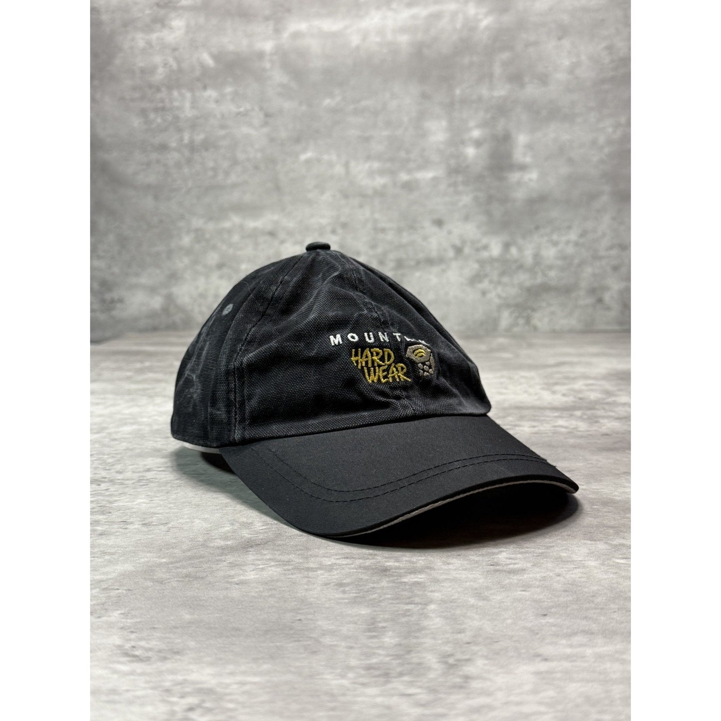 Vintage Mountain Hard Wear Embroidered Spellout Strapback Hat OSFA