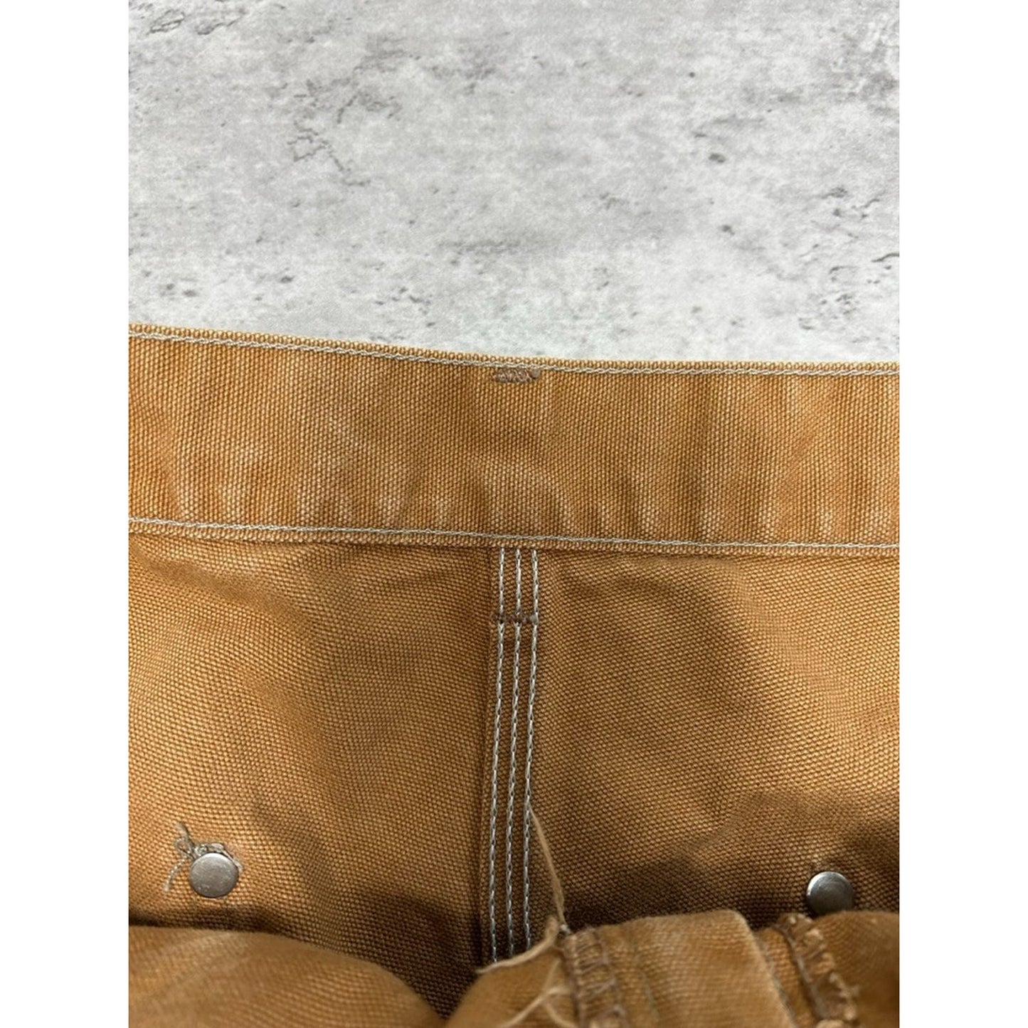 Vintage 90s Carhartt Canvas Workwear Carpenter Double Knee Pants Size 37