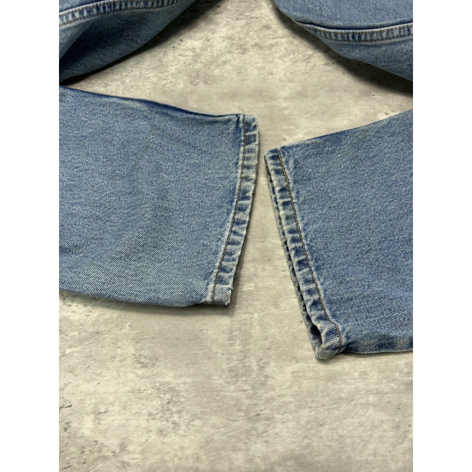 Vintage 90s Levis 550 Red Tab Light Wash Denim Pants Size 35 Blue