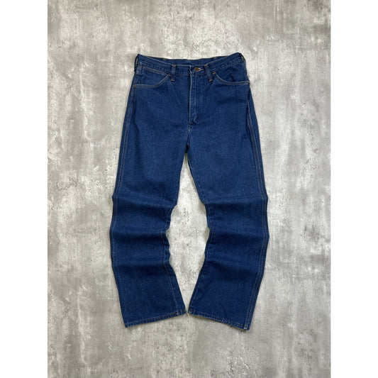Vintage 80s Wrangler Western Dark Wash Denim Pants Size 30