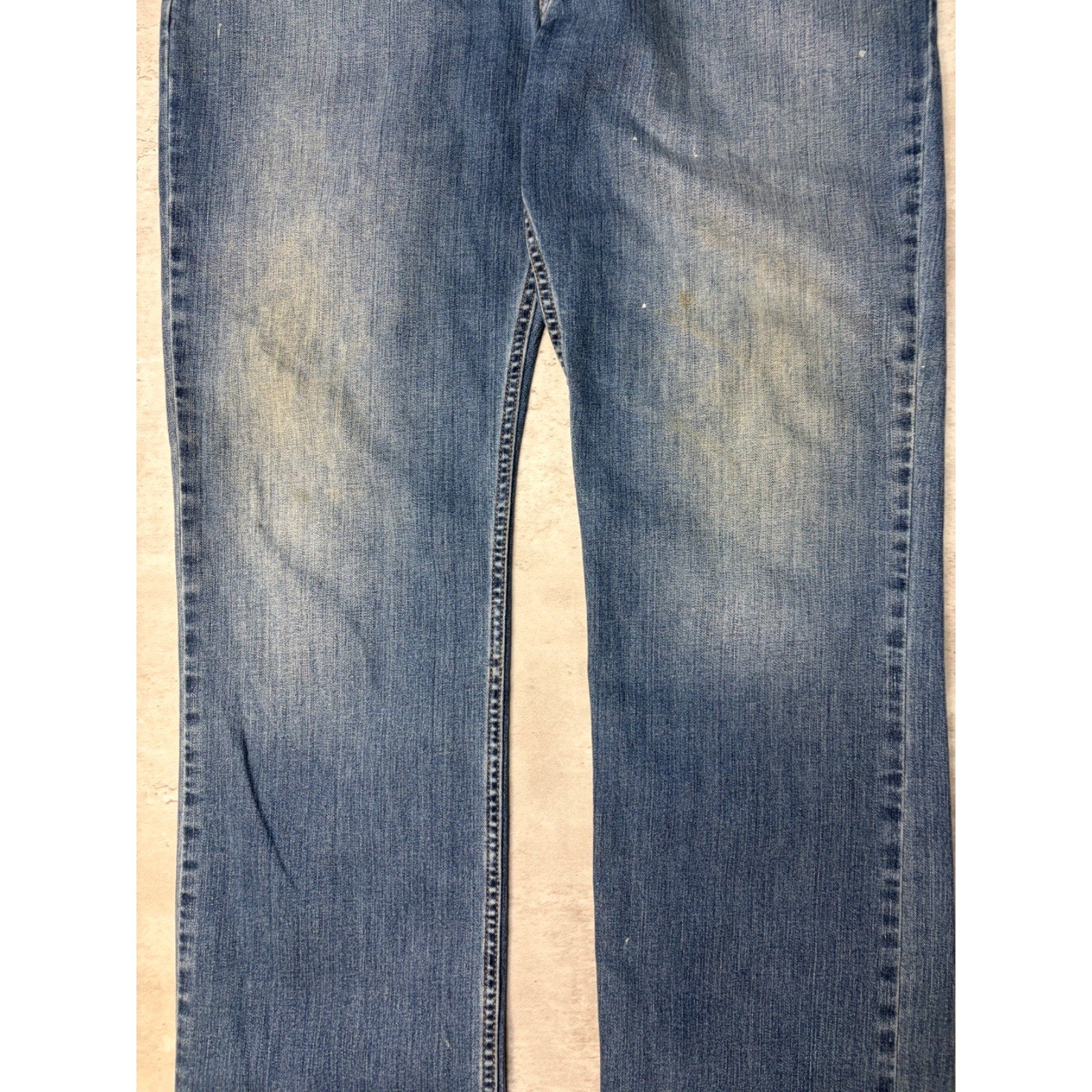 Carhartt Relaxed Fit Medium Wash Denim Workwear Pants Size 38
