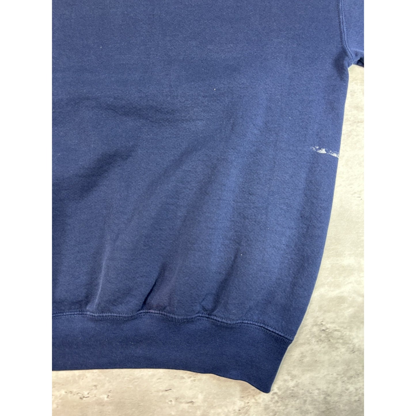 Vintage 90s UNC Tarheels NCAA Embroidered Spellout Sweatshirt Size XL Blue