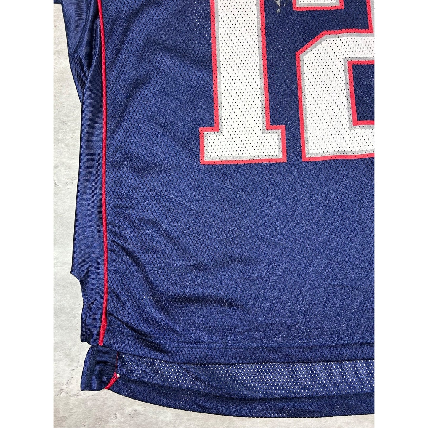 Vintage Tom Brady #12 New England Patriots NFL Reebok Football Jersey Size Large