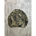 Vintage Mossy Oak Tree Camo Hunting Long Sleeve T-Shirt Size Large