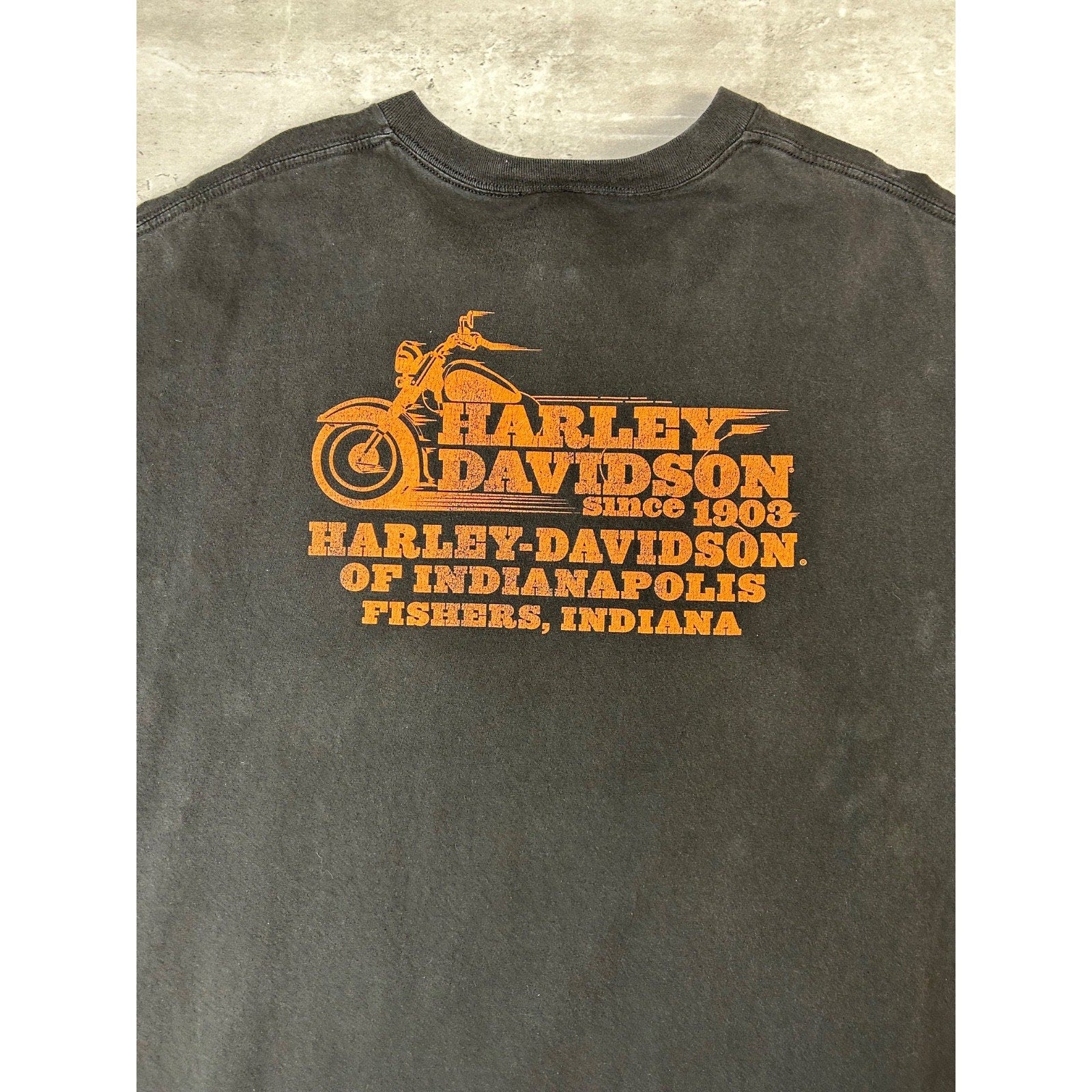 Harley Davidson Motorcycles Classic Logo Graphic T-Shirt Size 2XL