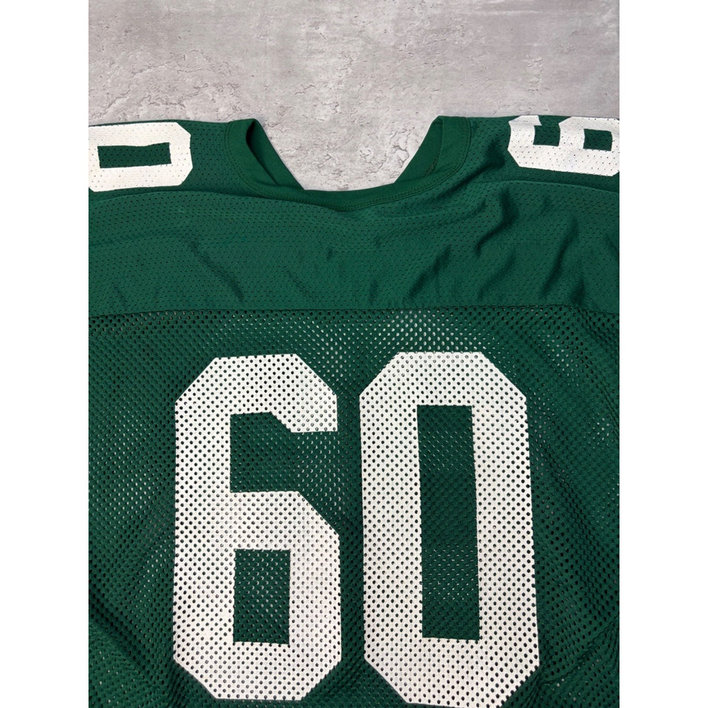 Vintage 80s/90s Tulane Wave #60 NCAA Loose Mesh Warm Up Football Jersey Size XL