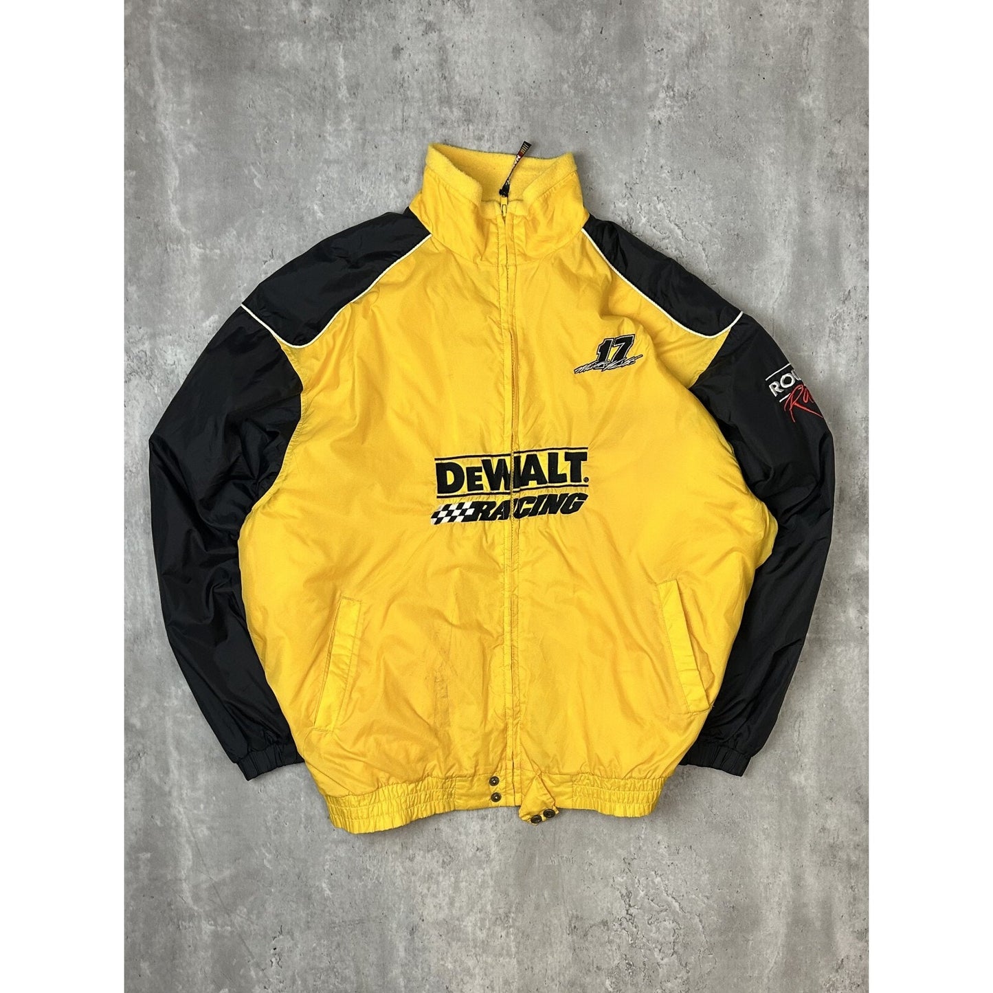 Vintage Matt Kenseth #17 Nascar Dewalt Racing Embroidered Jacket Size Large