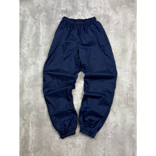 Vintage 90s Nike Embroidered Mini Swoosh Nylon Track Pants Size Medium YOUTH