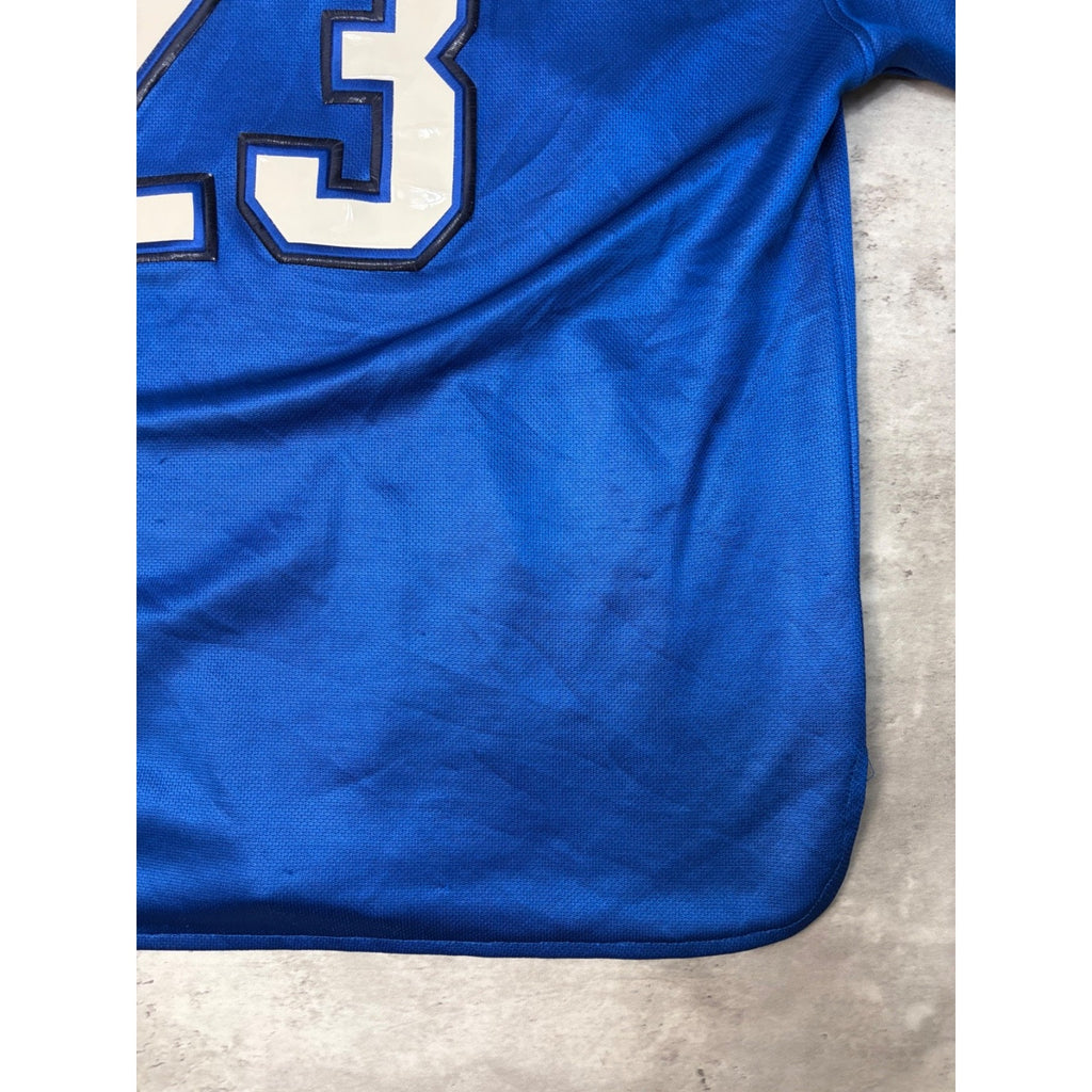 Vintage Y2K Dirty South #23 Stitched Arc Spellout Blue Football Jersey Size XL