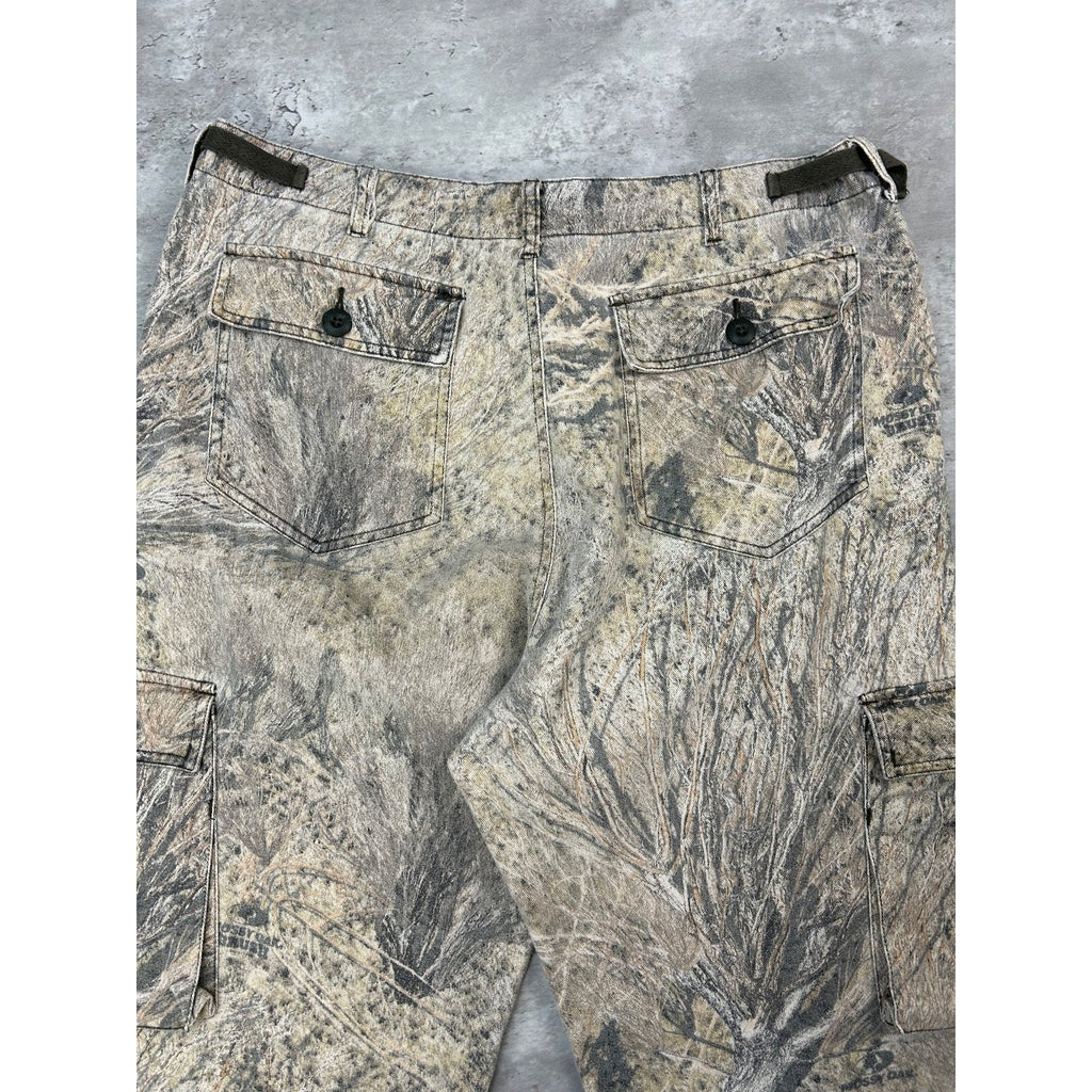 Vintage Mossy Oak Tree Camo Hunting Camo Cargo Pants Size 37