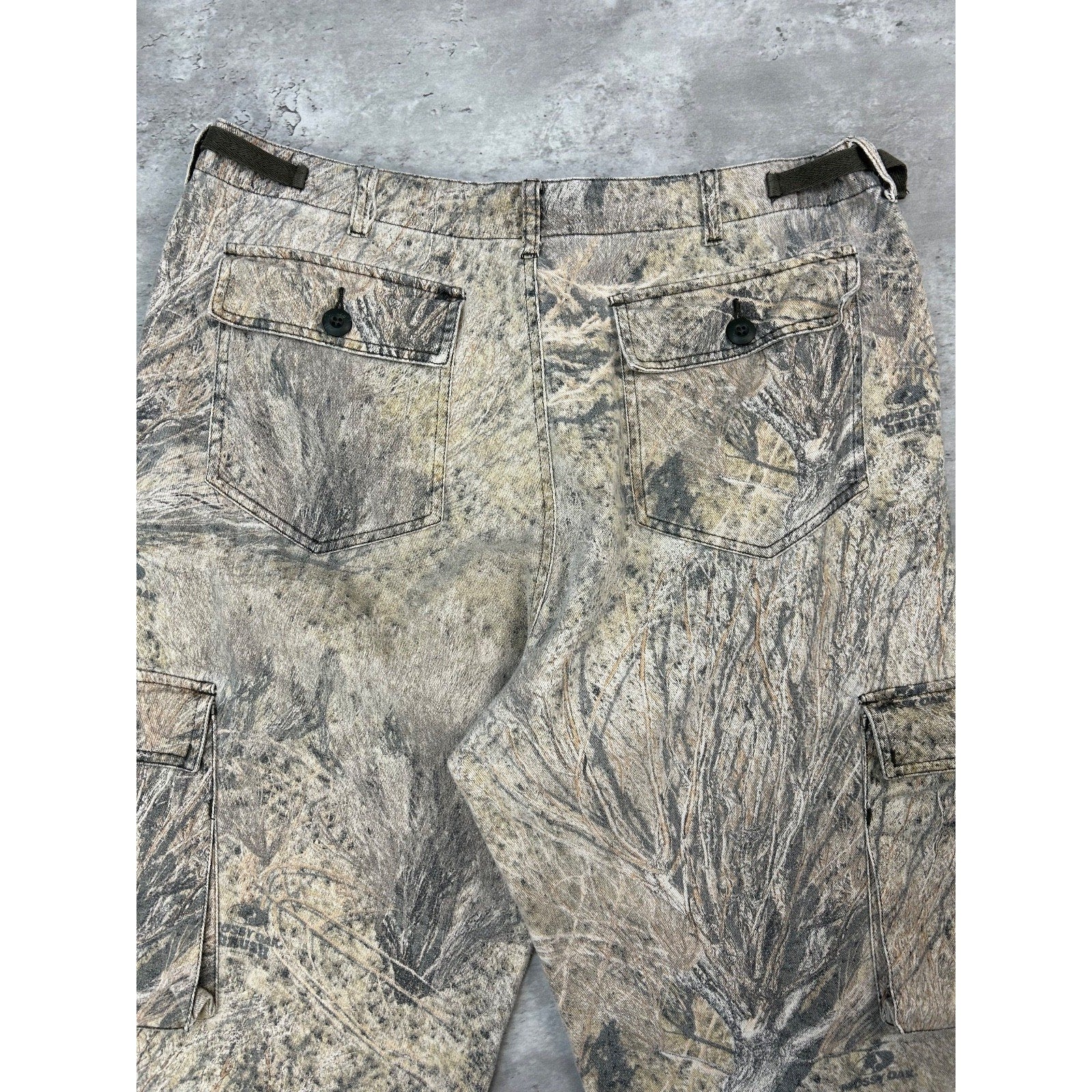 Vintage Mossy Oak Tree Camo Hunting Camo Cargo Pants Size 37