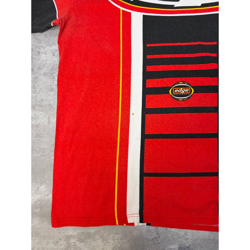 Vintage 90s Answer All Over Print Long Sleeve Motocross Jersey Size XL
